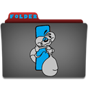 folder icon diddl leter I